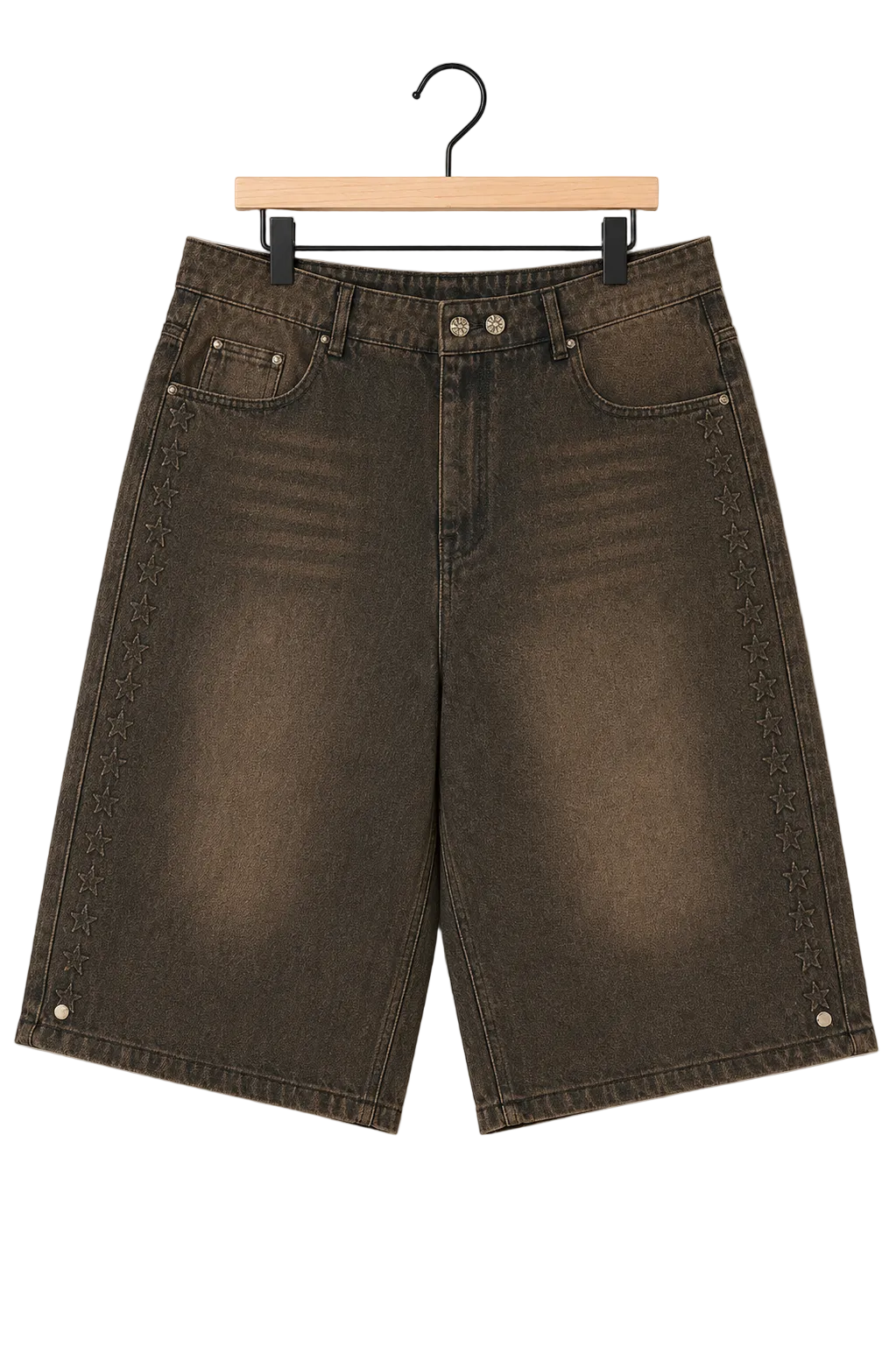 Midnight Washed Denim Shorts